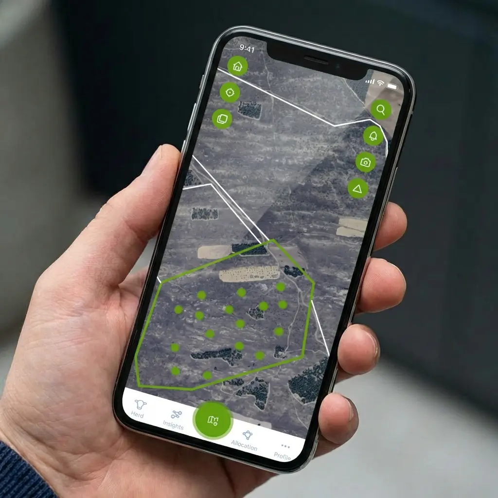 Interfaz de la aplicación Verdecer